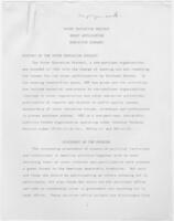 "Voter Education Project Grant Application Executive Summary", 1988