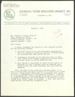 Correspondence from William H. Samuel to Vernon Jordan, August 1968