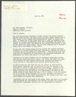 Correspondence from Edna Wright and E. M. Clayton to Wiley Coleman, April 14, 1966