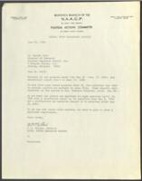 Correspondence from G.D. Miller to Marvin Wall, June 21, 1966