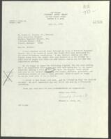Correspondence from Ernest Finney to Vernon Jordan, July 12 , 1966