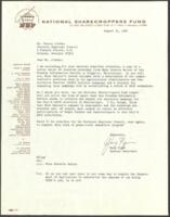 Correspondence between Gary Piper, Roberta Galler and Vernon Jordan, 1966