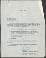 Correspondence from Collus O. Johnson and Sanford N. Holliway to Maynard Jackson, July 12, 1968
