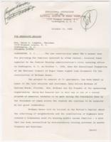 Press Release "Educational Foundation of the National Council of Negro Women, Inc.", October 12, 1962