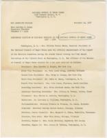 Press Release "Concerning Election of National Officers of the National Council of Negro Women 1957-1959", November 12, 1957