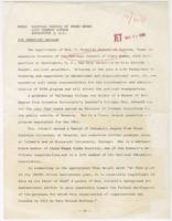 Press Release on National Council of Negro Women, November 17, 1960