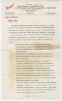 News Release From National Council of Negro Women, Inc., November 16, 1953