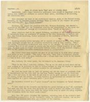 "Negro TV Actors Block 'Red' Move To Control Union" Article, March 9, 1955