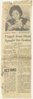 "Visitor From Dixie Speaks For Justice" Article, August 1963