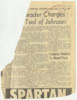 Newspaper Clipping on Mrs. Hamer Comments About Dr. King, Sunday, July 3, 1966