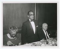 Fred Jackson, Atlanta Univ. Alumni Assn. Banquet Speaker, circa 1960