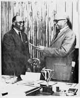 James P. Brawley and President of Morris Brown, circa 1970