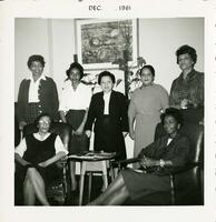 Virginia Lacy Jones with Others, December 1961