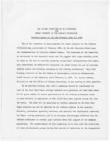 ALA AD HOC Committee on Opportunities for Negro Students in the Library Profession Report, June 27, 1967