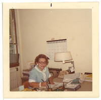 Virginia Lacy Jones in Office, circa 1975