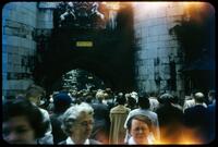 People at the Middle Tower, circa 1955