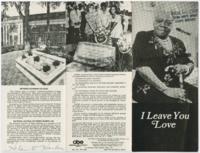 NCNW "I Leave You Love", 1971