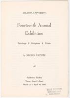 14th Atlanta Annual Art Exhibition Register, 1955