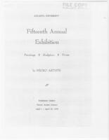 15th Atlanta Annual Art Exhibition Register, 1956