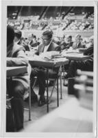 Joseph E. Lowery Studying Among Men, circa 1963