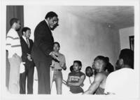 Joseph E. Lowery Speaking to Morehouse College Students, circa 1984