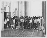 Men and Women Lined Up for Voter Registration in Macon, Georgia, circa 1960