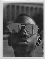 The Washington Monument Reflected in a Young Boy's Sunglasses, August 28, 1963