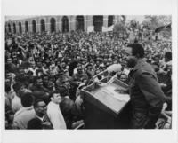 Ralph D. Abernathy Speaking to a Crowd, circa 1968