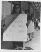 Operation Breadbasket Protesters Outside of a Store, circa 1965