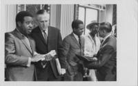 Ralph D. Abernathy With George Romney and Others, circa 1971