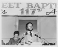 Martin Luther King, III Speaking at a "Pilgrimage to Washington" Event, 1982