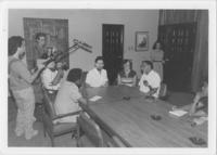 Joseph E. Lowery at a Press Conference in Nicaragua, circa 1986