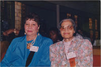 Evelyn G. Lowery and Rosa Parks, August 15, 1991