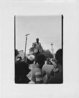 Andrew Young at a Hospital Workers' Strike, circa 1969