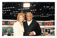 Joseph E. Lowery With Kyra Phillips, circa 2005