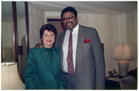 Evelyn G. Lowery With Rosey Grier, January 1988