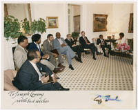 Joseph E. Lowery With George H.W. Bush and Others, 1988