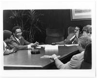 Joseph E. Lowery With Rankin Smith, circa 1986