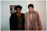 Evelyn G. Lowery With an Unidentified Woman, circa 1999