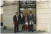 Joseph and Evelyn Lowery With Others, circa 1987
