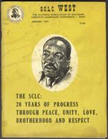 SCLC-west Magazine, January 1977