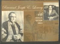 Reverend Joseph E. Lowery Lecture Series on Civic Responsibility Invitation, 2004