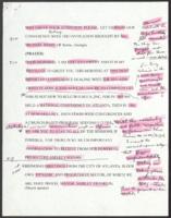 HIV/AIDS Conference Transcript Proceedings, circa 2003