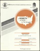 32nd Annual SCLC Convention Program, 1989