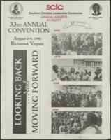 33rd Annual SCLC Convention Awards Banquet Program, August 7, 1990