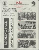 33rd Annual SCLC Convention Cultural Night Program, August 8, 1990