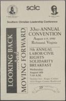 7th Annual Labor/Civil Rights Solidarity Breakfast Program, August 8, 1990