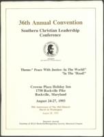 36th Annual SCLC Convention Souvenir Journal, 1993