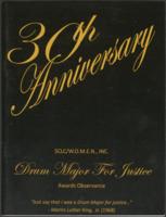30th Annual Drum Major for Justice Awards Dinner Program, April 4, 2009