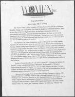Biographical Sketch for Evelyn Gibson Lowery, circa 2011